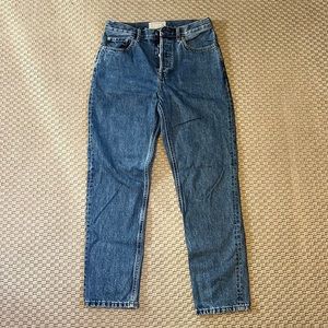90s cheeky jeans. Everlane.